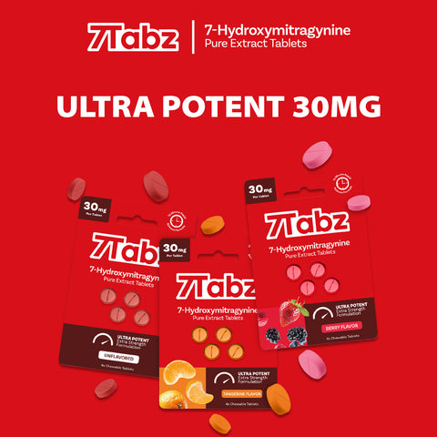 7TABZ Kratom 7Hydroxy Ultra Tablets 30mg 4pc