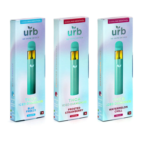 URB THCA Iced Diamonds Disposable 3 Grams