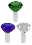 Diamond Glass Herb Slide | 14mm M