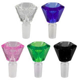 Diamond Glass Herb Slide | 14mm M