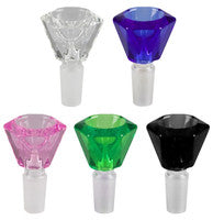 Diamond Glass Herb Slide | 14mm M