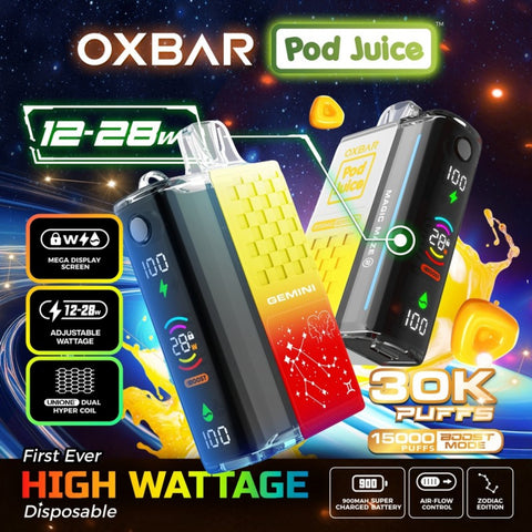 Pod Juice x OXBAR 30K Magic Maze 2