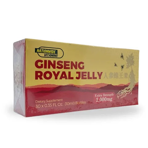 NATIONWIDE KOREAN GINSENG ROYAL JELLY 2000MG SINGLE