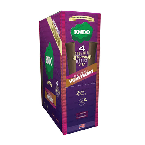 Endo - Organic Hemp Wrap Cones Pre-Rolled (4-Pack)